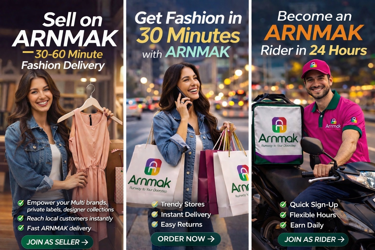 Arnmak - India's first AI-powered quick commerce fashion platform